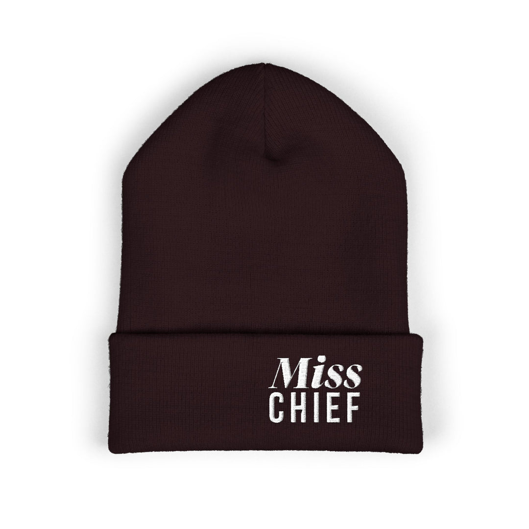 MISS CHIEF REBEL BEANIE BROWN
