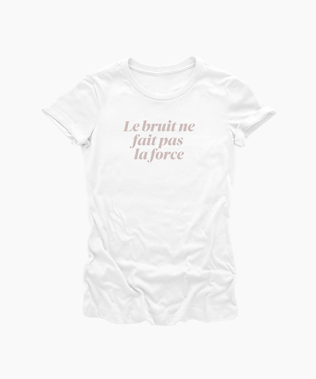 Noise Is Not Strength | Rebelle Slim Tee