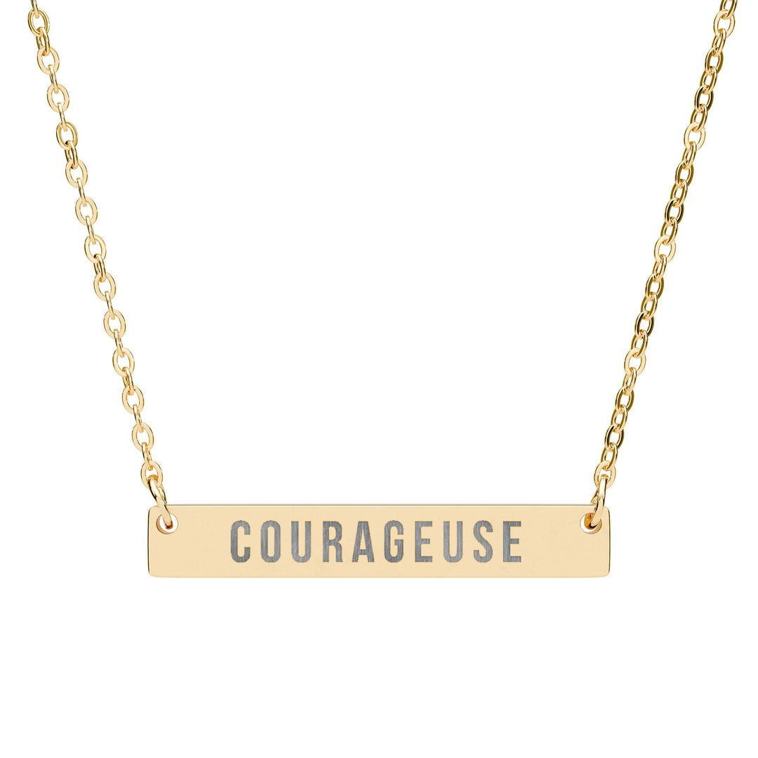 Courageuse| Horizontal Necklace