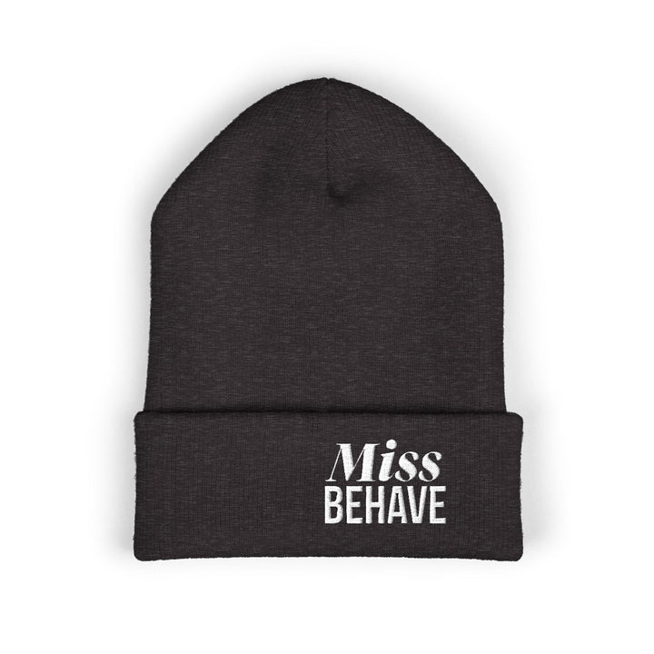MISS BEHAVE REBEL BEANIE ASPHALT