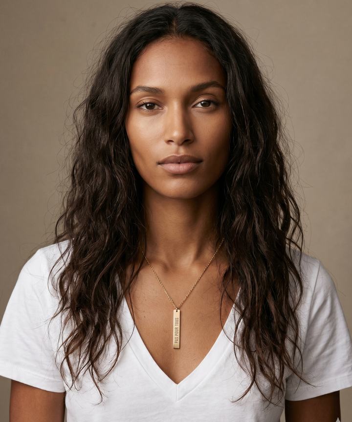 Pas Pour Tous | Vertical Necklace