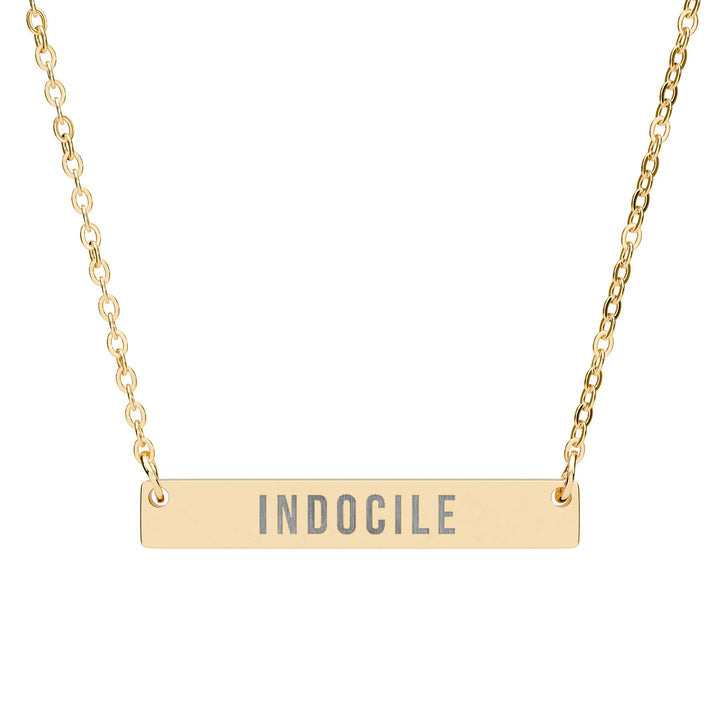 Indocile | Horizontal Necklace
