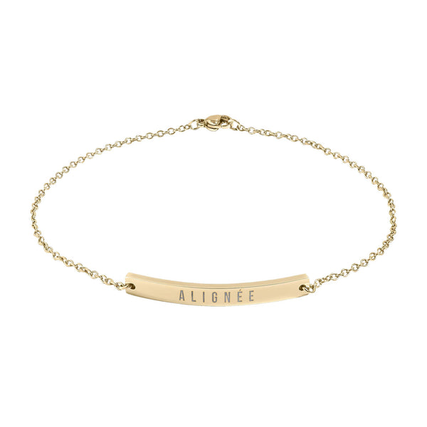 Alignée | Rebelle Curved Anklet