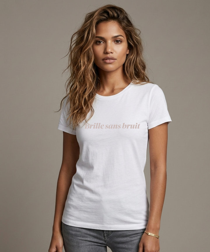 Shine Without Noise | Rebelle Slim Tee